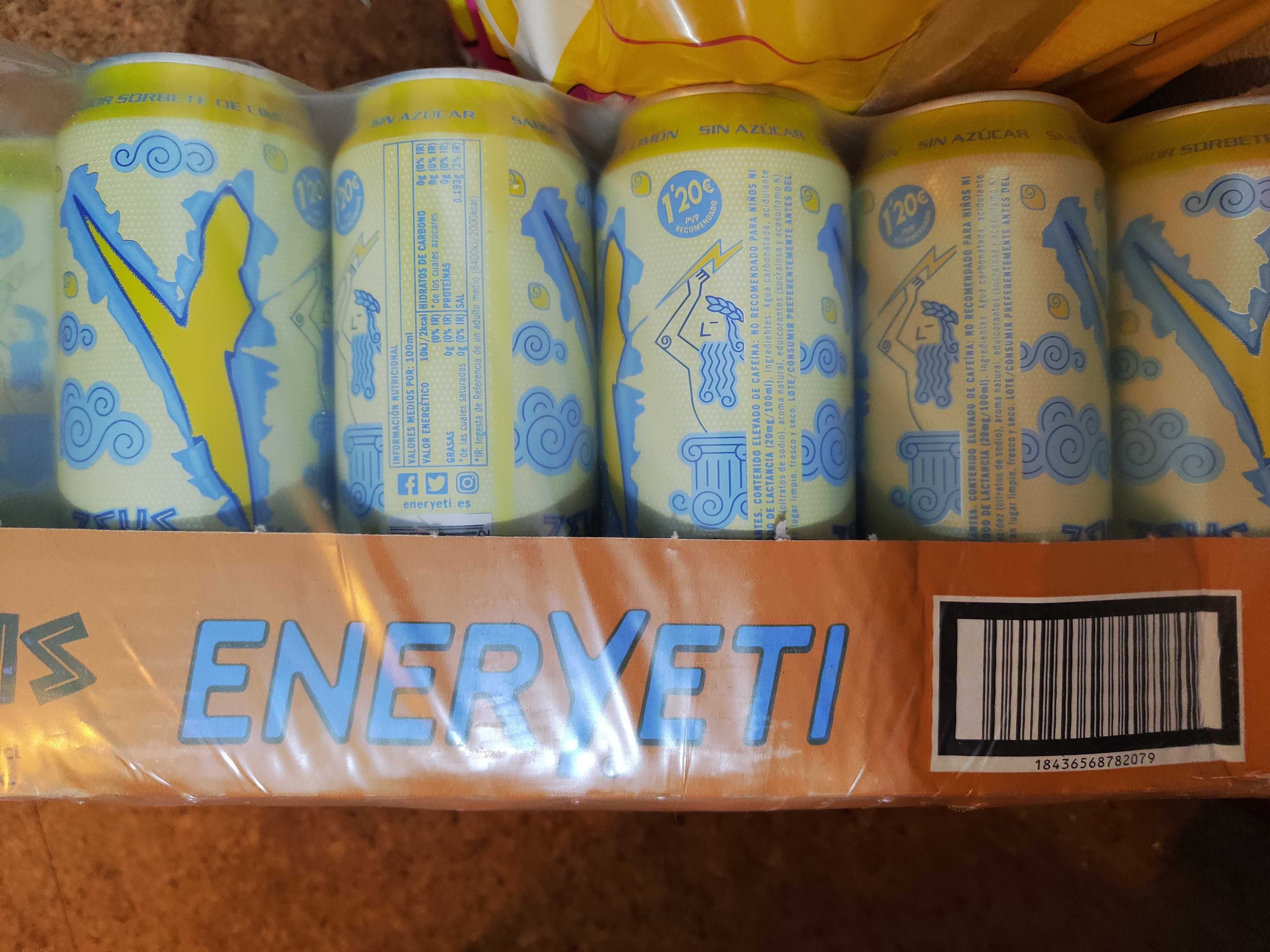 22 Latas Bebida Energética Eneryeti