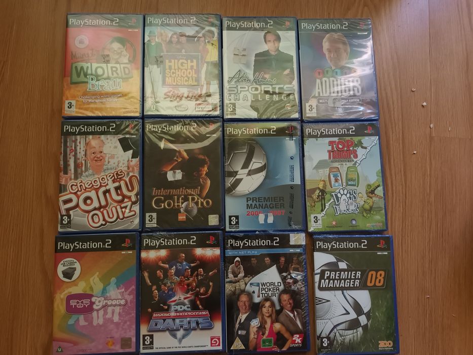 Jogos PS2 novos a Estrear. Selados.