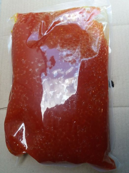 Икра имитированная кеты лососевая кижуч форель осетр