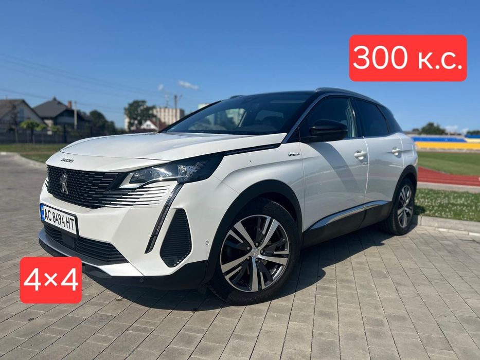 Peugeot 3008 Hybrid4  (повний привід 300 к.с.)
