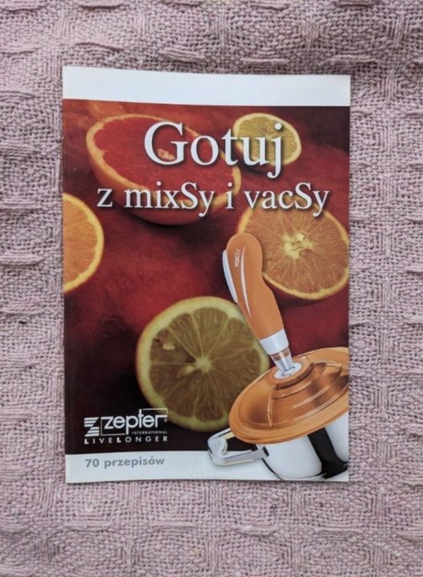 Książka kucharska Gotuj z MixSy i VacSy