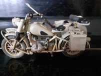 Moto SideCAr vintage da 2ª Guerra Mundial
