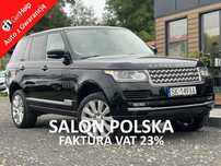 Land Rover Range Rover Salon Polska Poleasingowy I właściciel Serwis ASO VAT 23% Bezwypadkowy