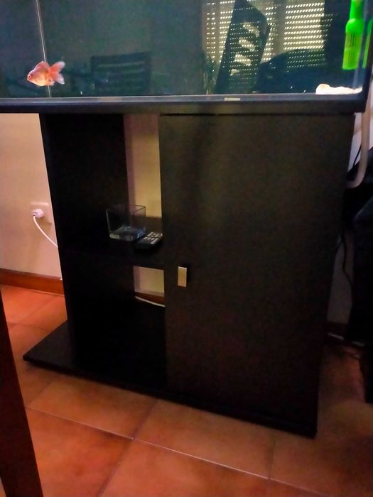Aquário 120l com móvel e filtro.