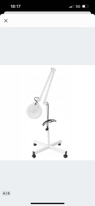 Lampa lupa kosmetyczna dermatologiczna podłogowa statyw 5dpi 18W LED