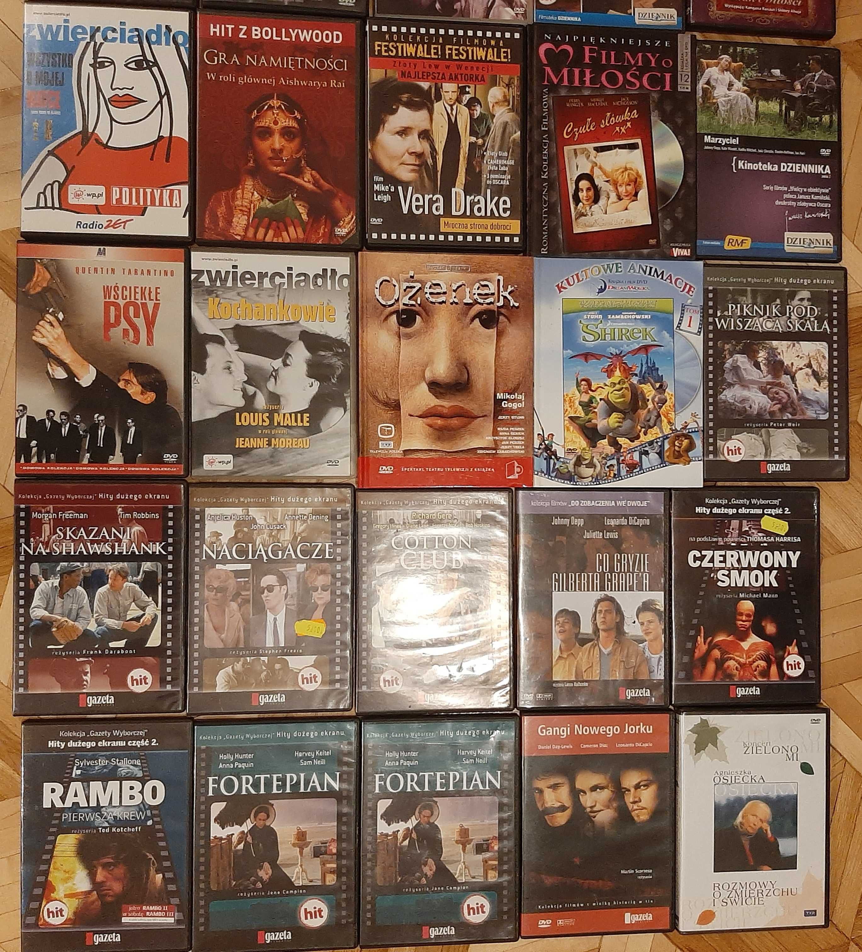 35 x Dvd z czasopism: piano bar, chicago, shrek, marzyciel  shawshank