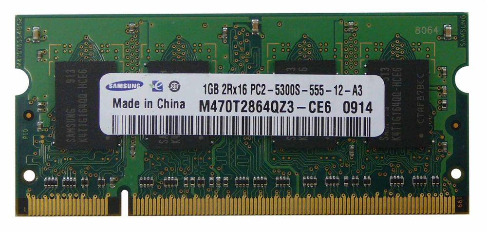 Оперативна пам'ять Samsung SODIMM DDR2 1Gb