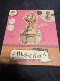 Puzzle 3d Music Box latający balon Nowe z muzyką