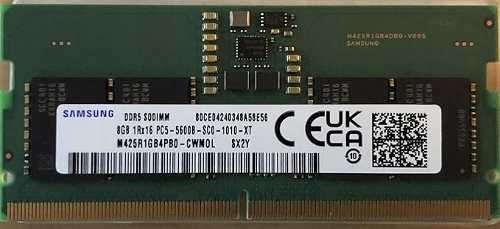 Pamięć RAM DDR5 5600MHz SODIMM 8 GB