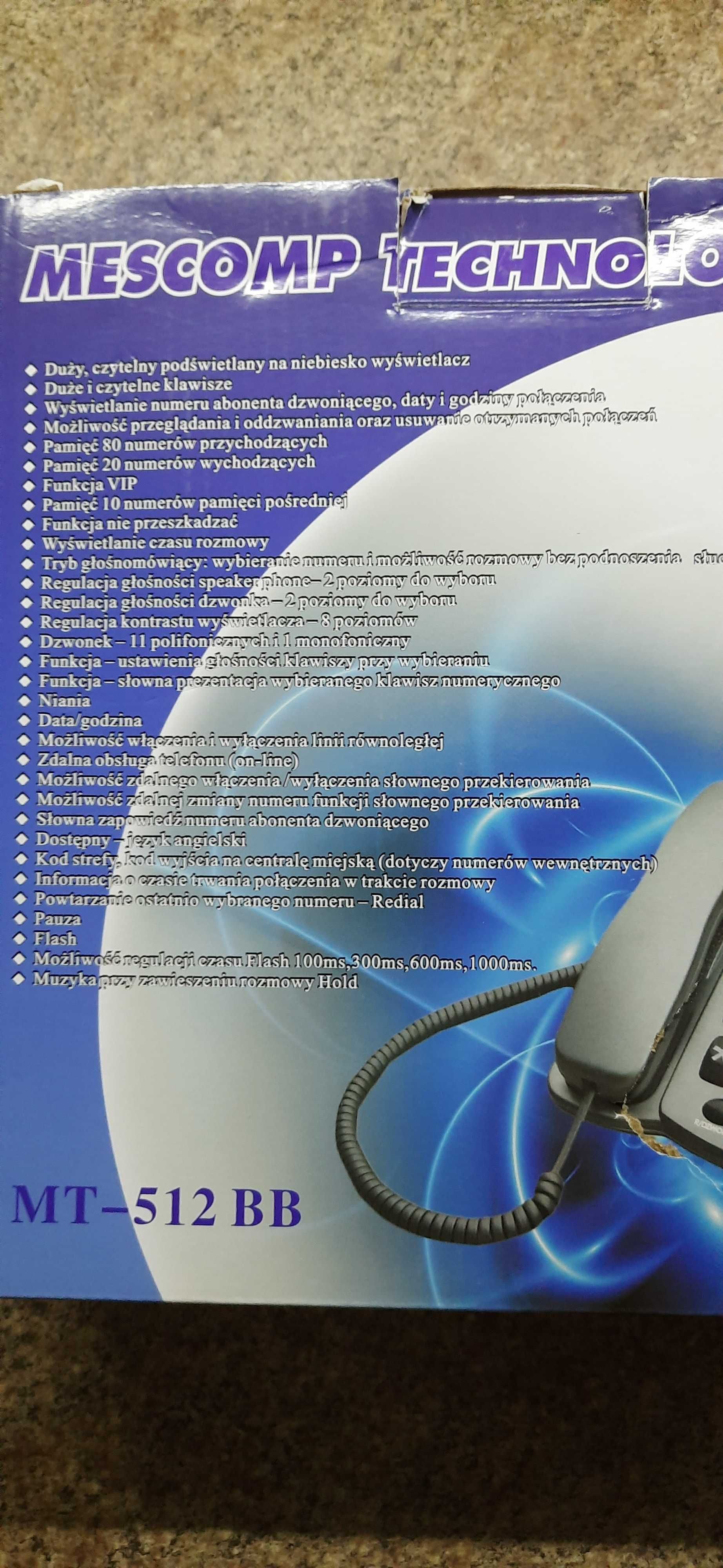 Telefon stacjonarny MESCOMP