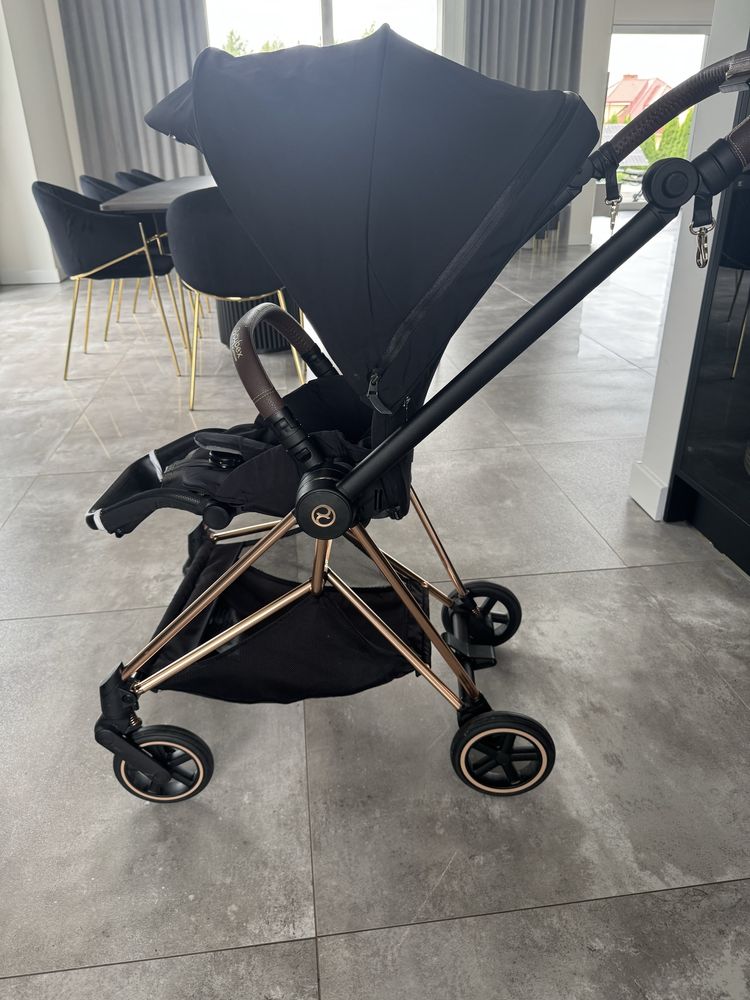 Wozek cybex mios 3.0 rose gold czarny