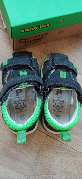 Босоножки, кожа для мальчика, 21р.