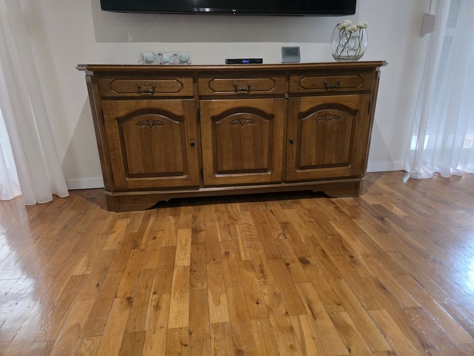 Komoda debowa ciezka i stylowa 175×50×85