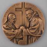 Polski medal 2006 Benedykt XVI w Warszawie