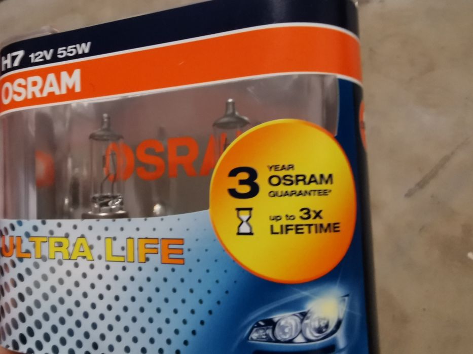 Lâmpadas OSRAM ultralife H7