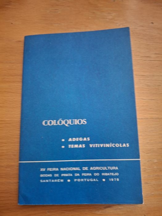Colóquios Adegas vitivinícolas feira ribatejo Santarém 1978