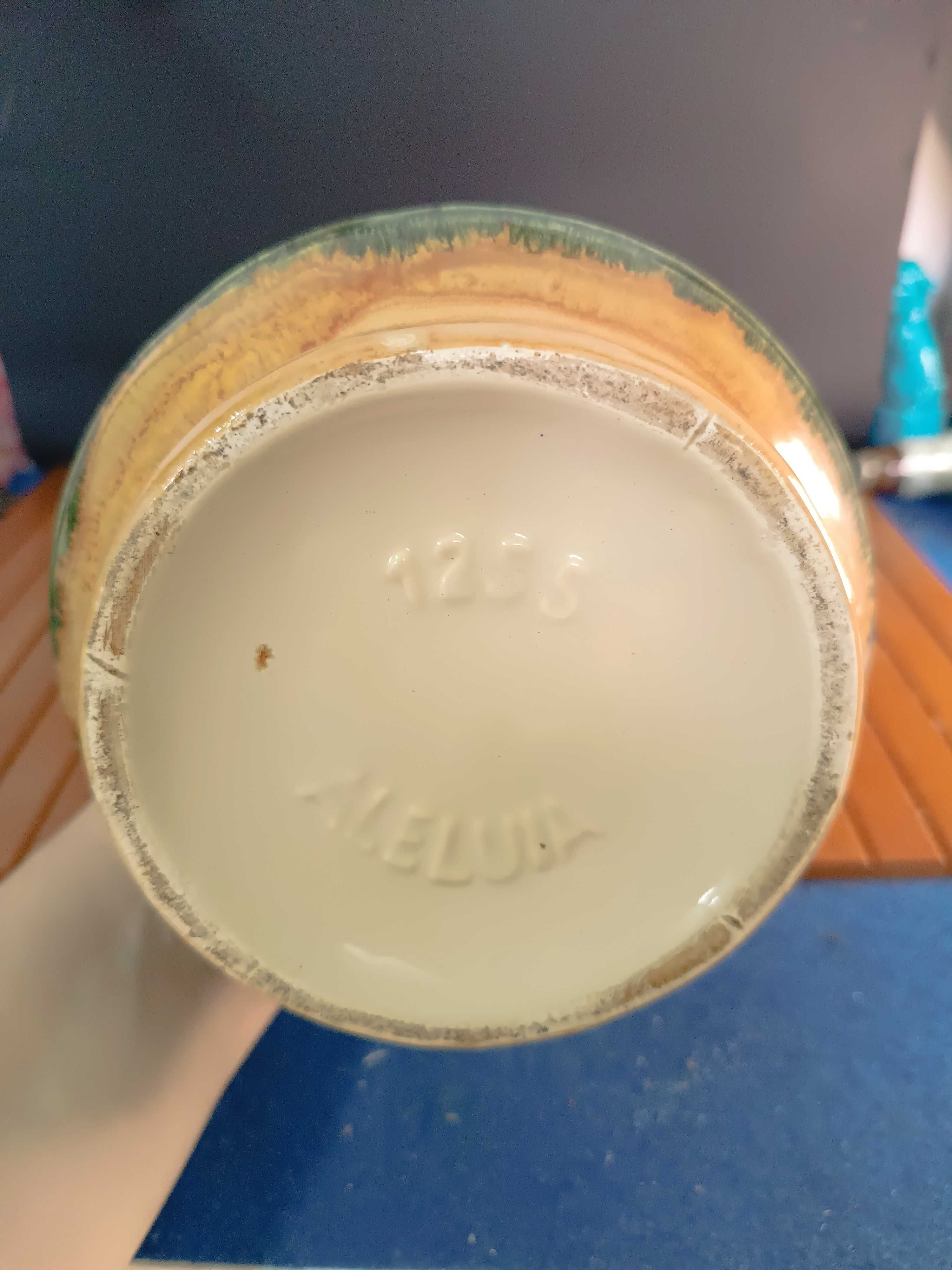Jarra / vaso em ceramica modernista marcada Aleluia