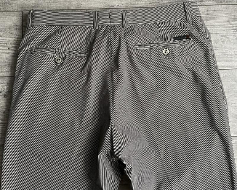 Штани\Чіно Corneliani ID Cotton-Silk Striped Chino Pants