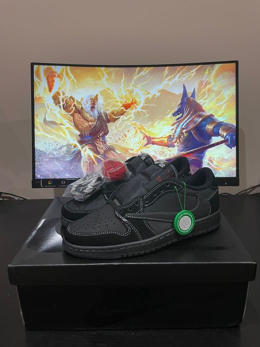 Air Jordan 1 Low SP Travis Scott Black Phantom