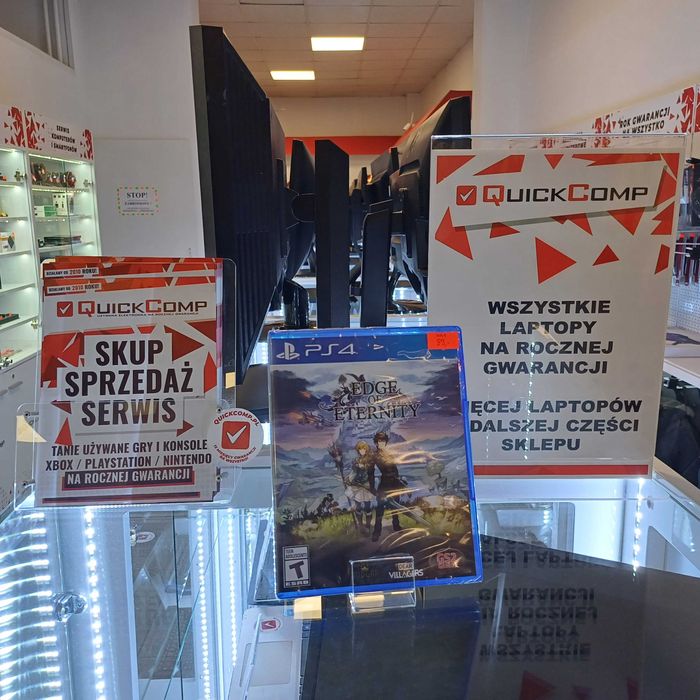 Gra PlayStation 4 PS4 / PS5 NOWA Edge Of Eternity Gwarancja 1 rok