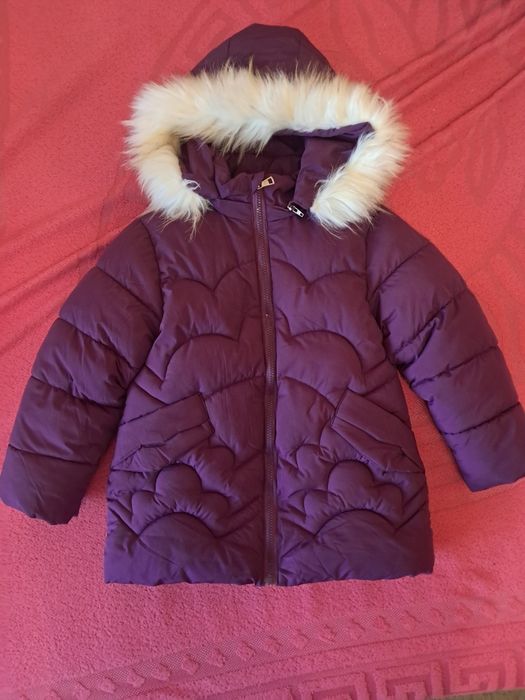 Тепла дитяча зимова куртка 5 розмір(110-120см)відмінний стан