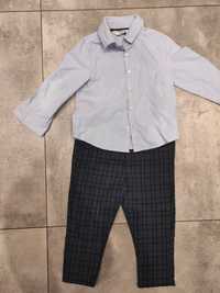Elegancki zestaw koszula spodnie Primark 86cm