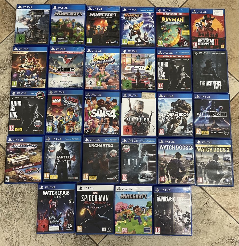 Игры playstation 4 / PS 4 / PS5 / Диски  playstation 5 игры для приста
