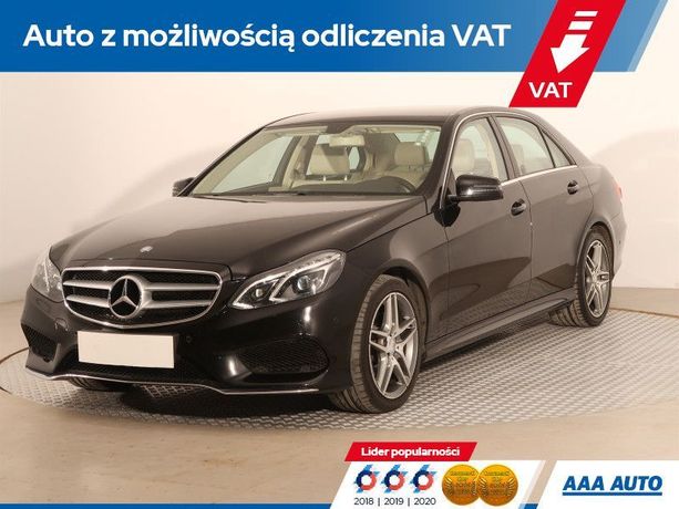 Mercedes-Benz Klasa E E 220 CDI, Salon Polska, 167 KM, Automat, VAT 23%, Skóra, Navi,