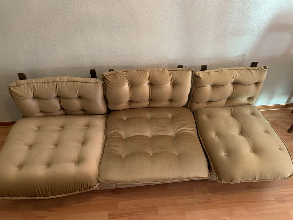 Sofá cama almofadado