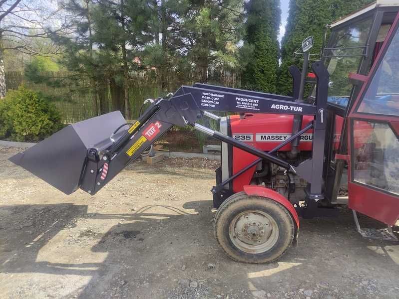 Ładowacz Tur 700kg Euroramka C330 C360 Mf255 T25 Montaż