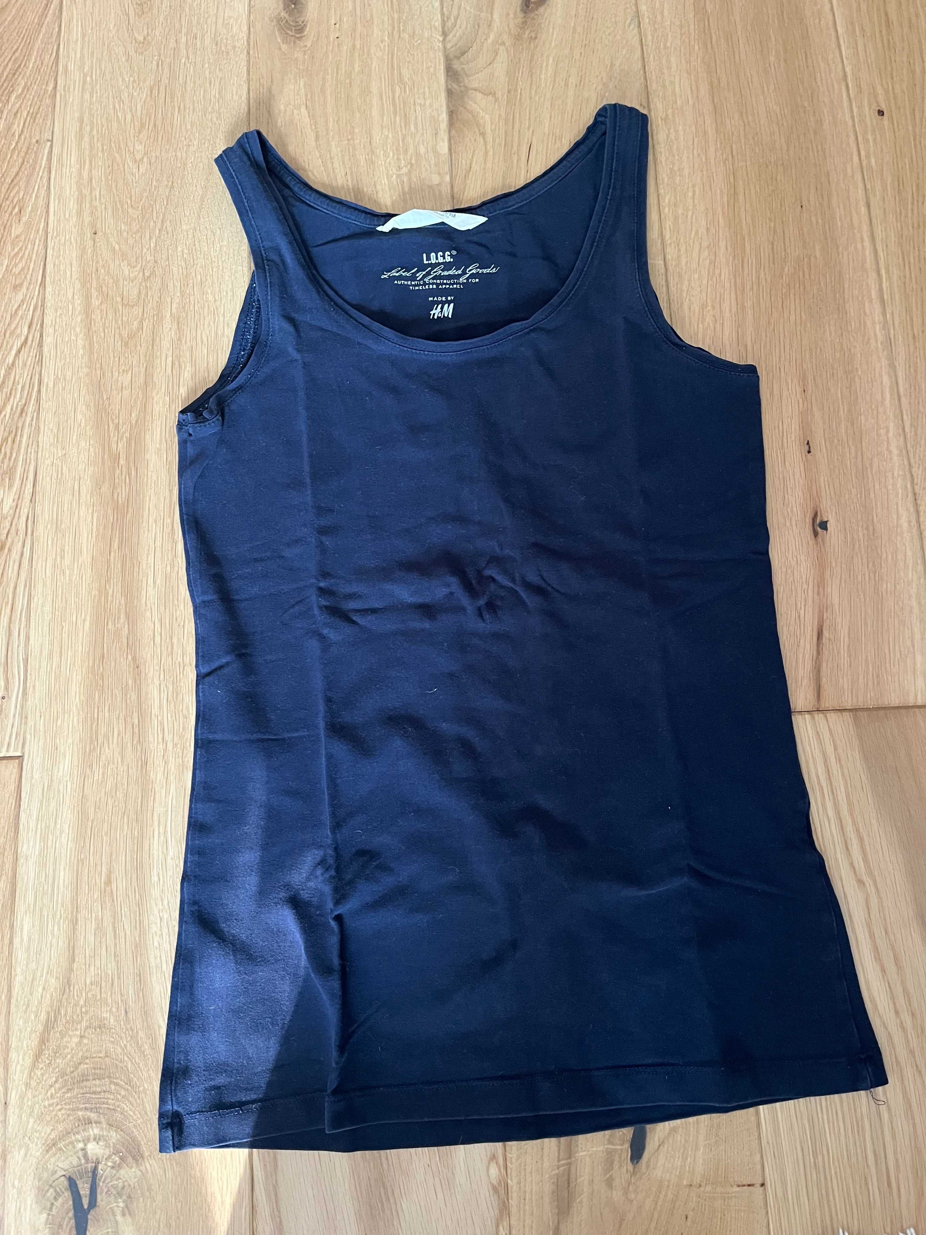 top H&M granatowy M jak nowy