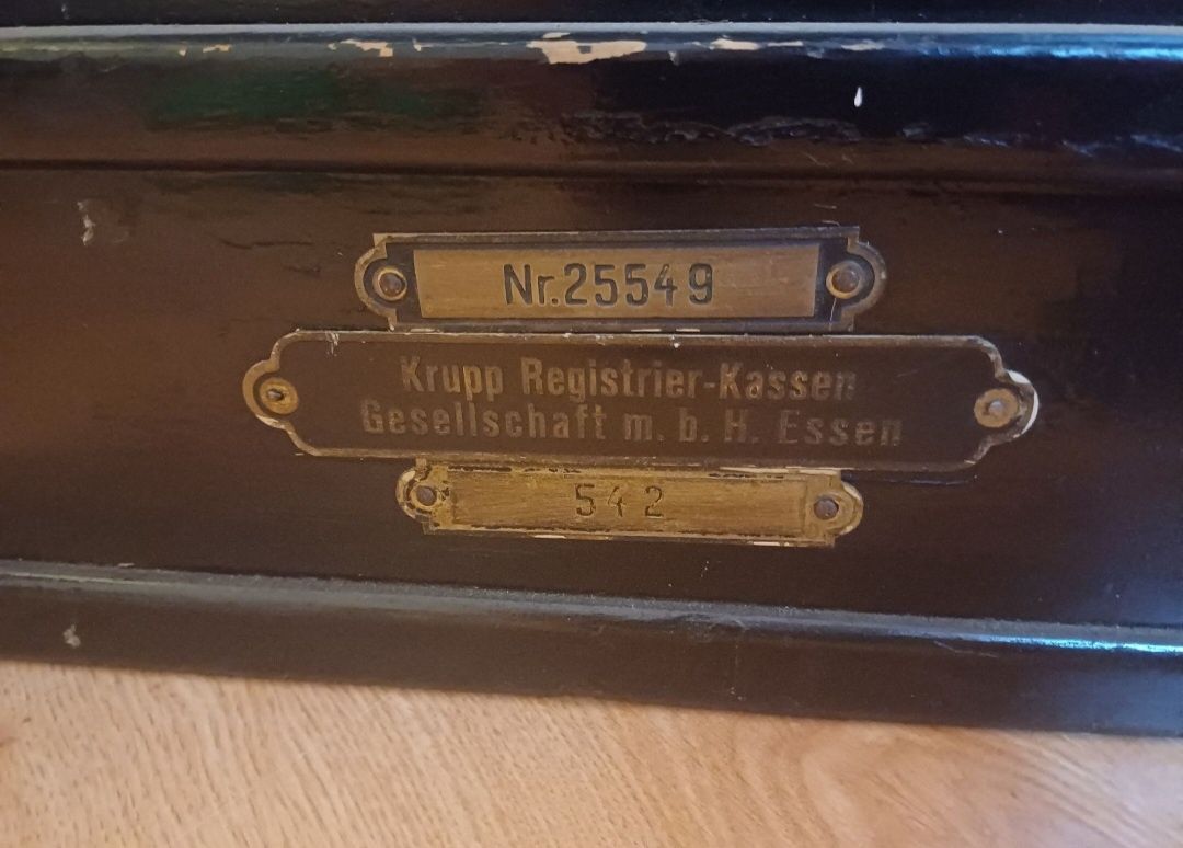 Zabytkowa kasa fiskalna KRUPP
