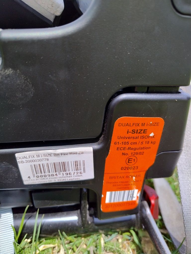 Fotelik obrotowy 9-18kg Britax Dualfix M i-size