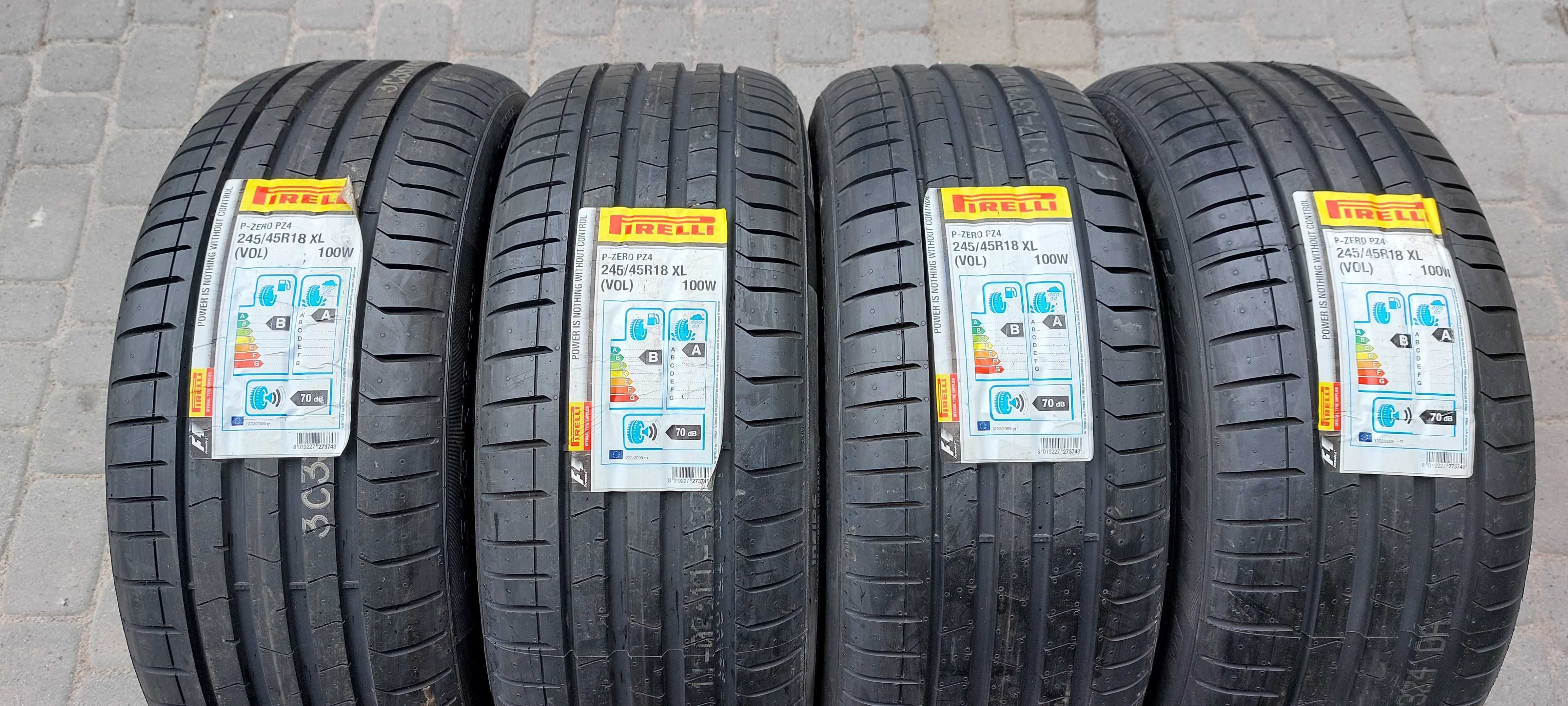 Резина літо НОВА Pirelli 245/45 R18 P Zero PZ4 made in Italy