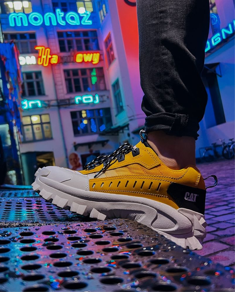 Buty męskie Sneakers CAT Intruder żółte Citrus rozmiar 44 jak nowe