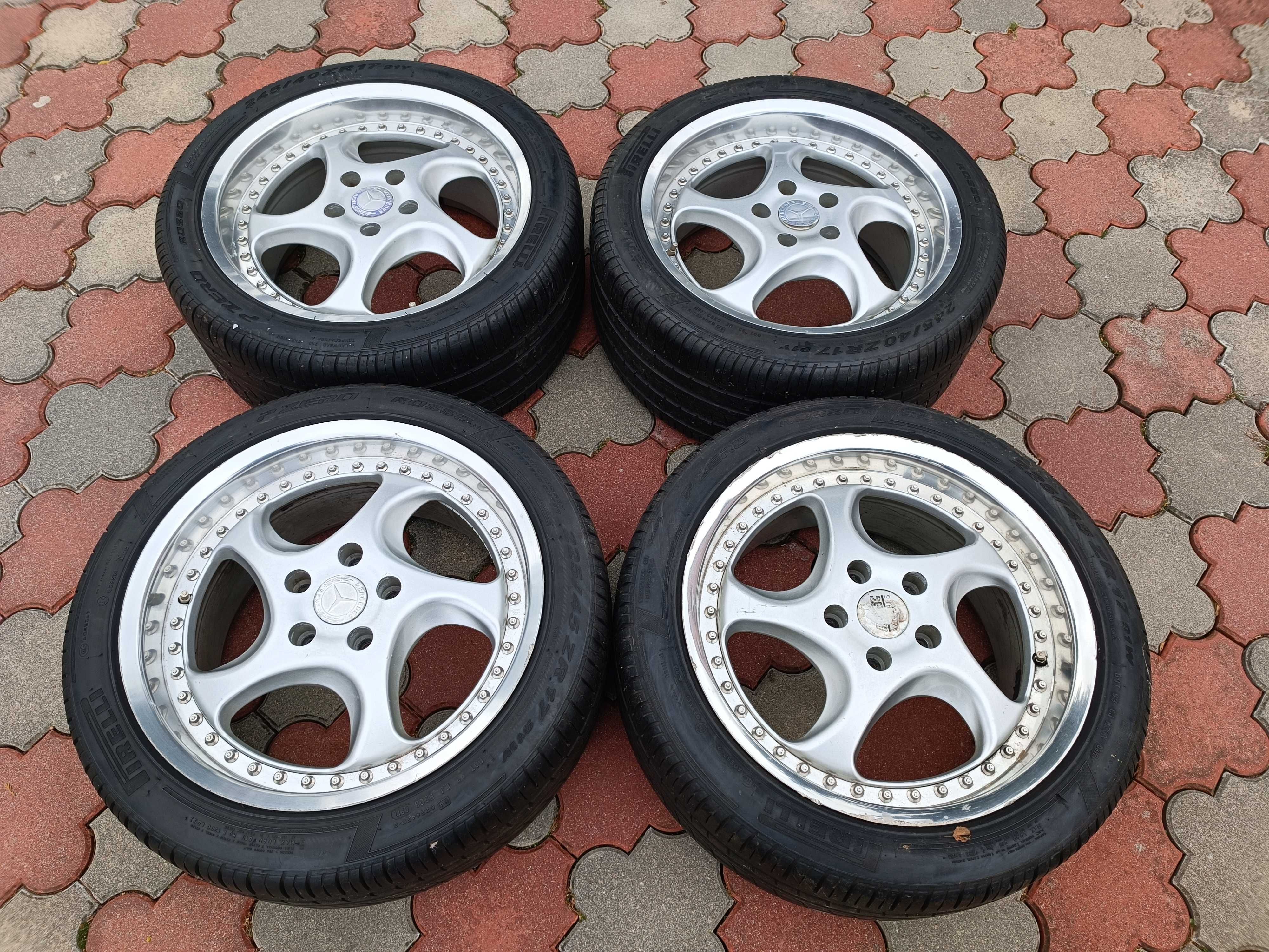 ARTEC PZ TURBO 17'' 5x112 8,5j ET54 + dystanse 30mm, BBS OZ Custom