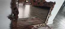 Lustro ceramiczne vintage