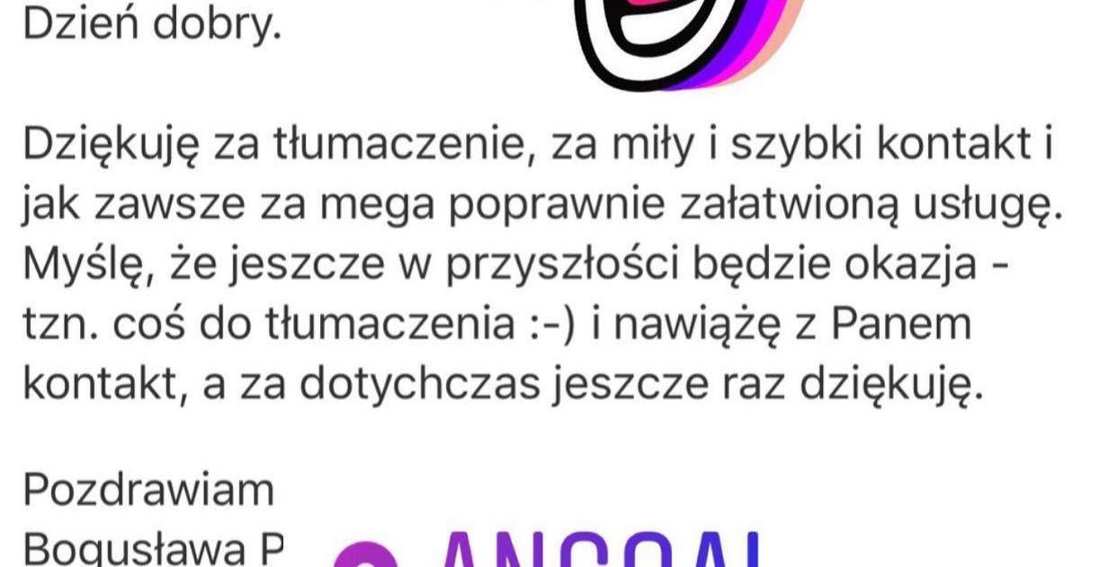 tłumacz przysięgły niemiecki holenderski angielski francuski ukraiński