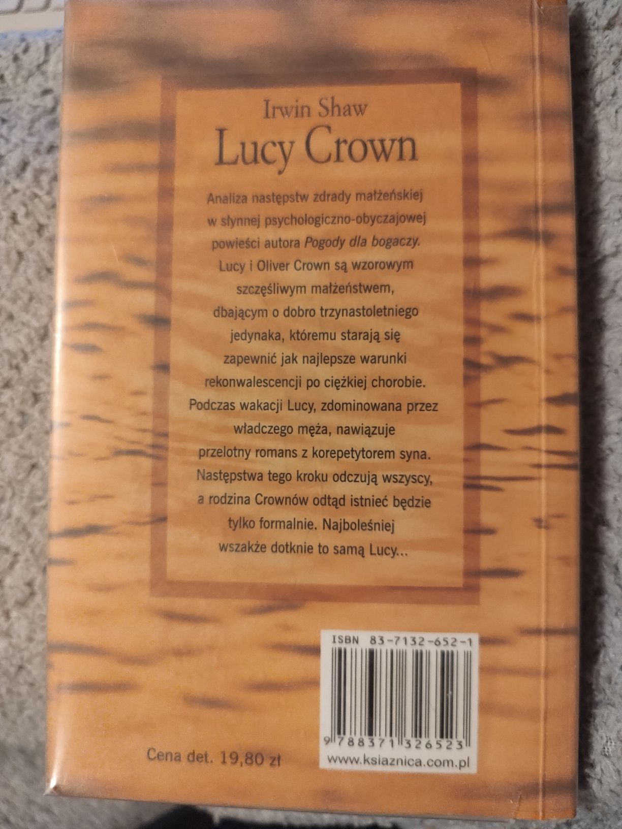 Książka Irwin Shaw "Lucy Crown"