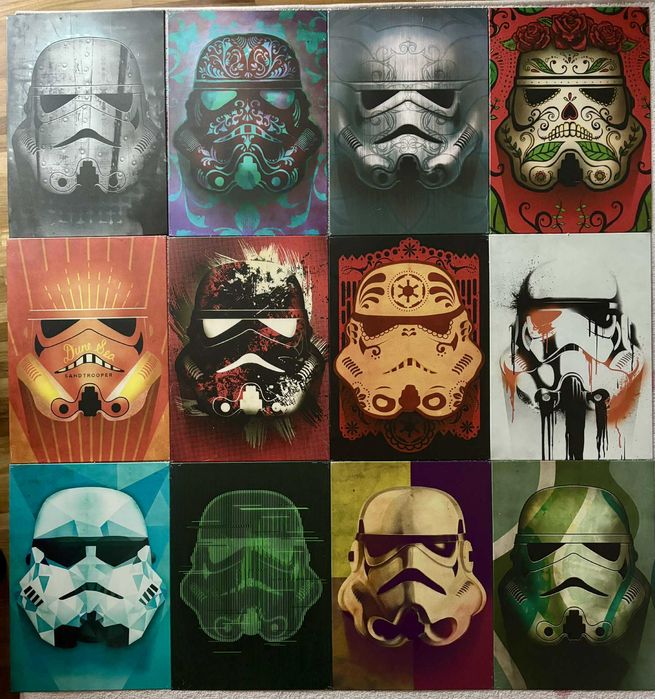 Metalowe Postery Star Wars (Stormtrooper) firmy Displate 12 sztuk
