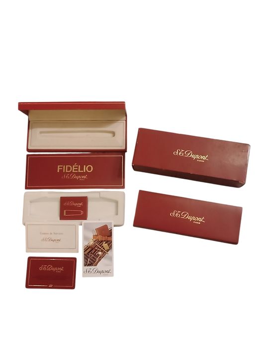 Caixa ou estojo para caneta dupont modelo fidélio