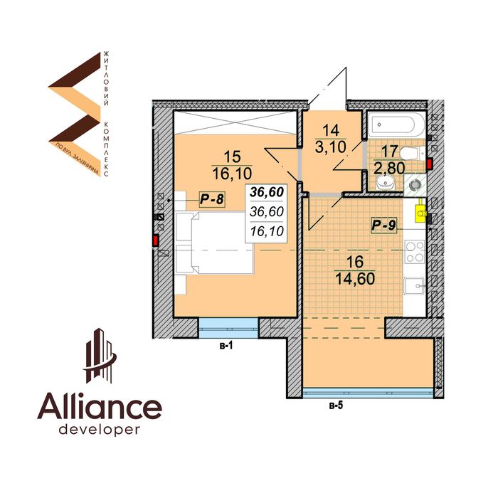 1кімнатна квартира Залізнична/Незалежності, біля Драмтеатру, центр