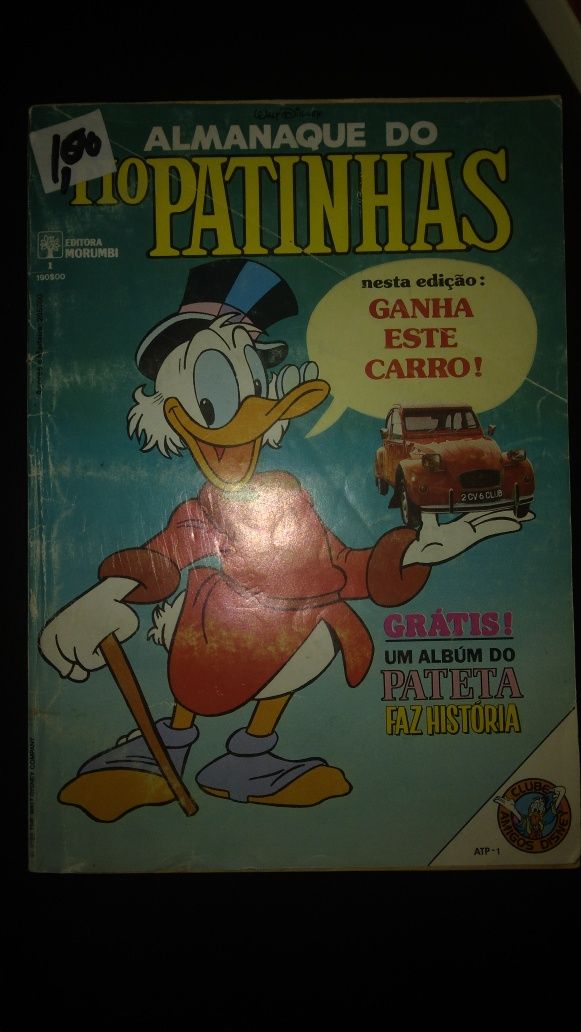 BD Walt Disney Almanaque do Tio Patinhas 1986