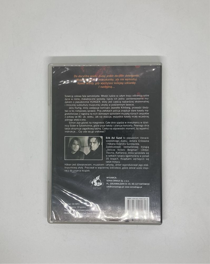 Audiobook CD MP3, Śmiercionośny Upominek, Eric Axl Sund, stan BDB