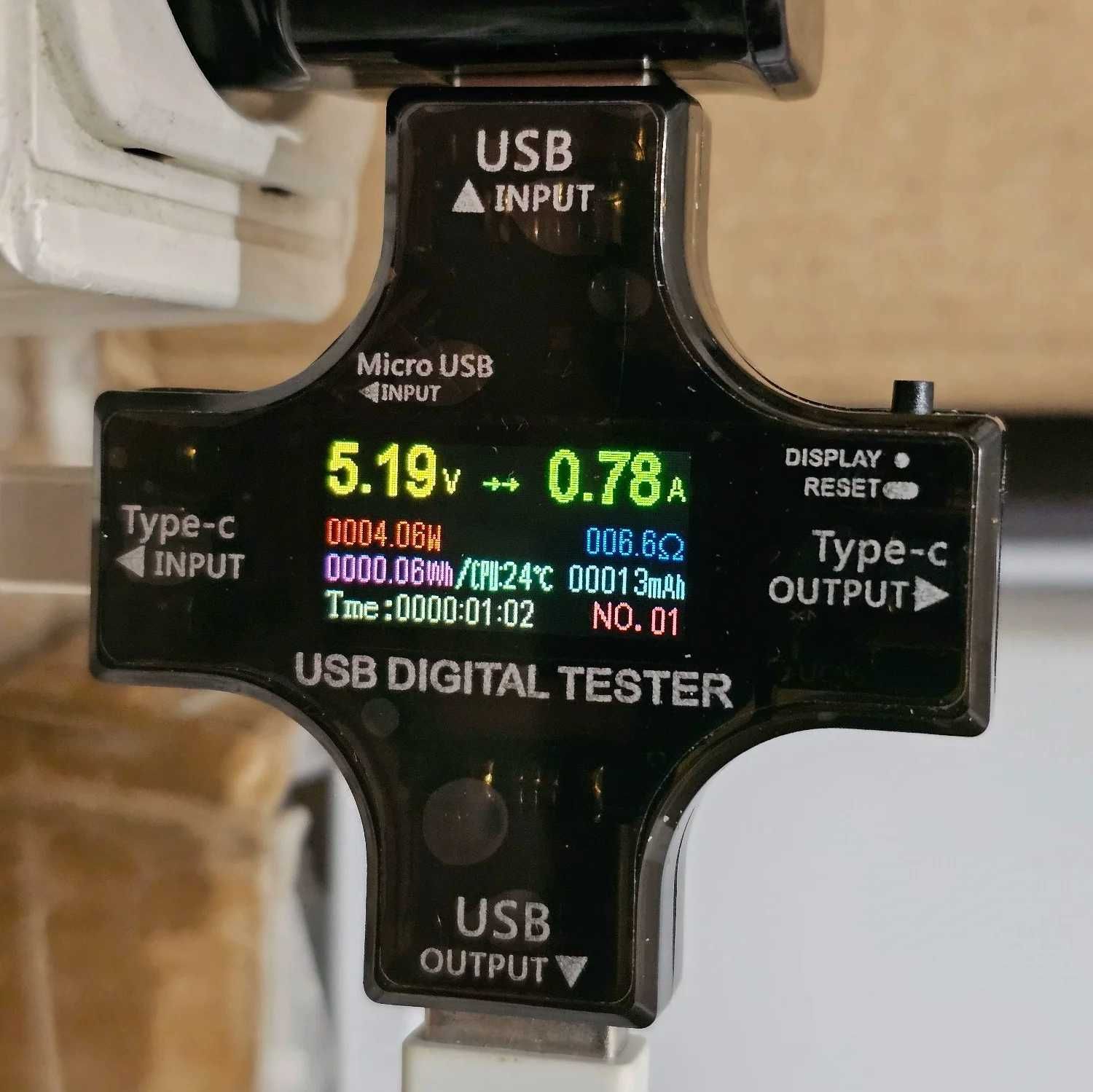 USB юсб тестер Type-C PD – вольтметр, амперметр, детектор заряда