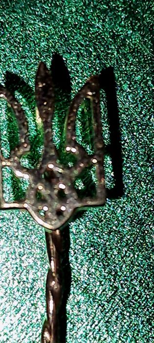 Знак Трезубец Золото 585 Украина