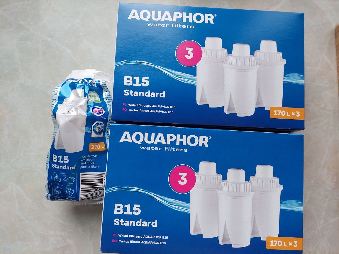 7 filtrów Aquaphor B15 standard