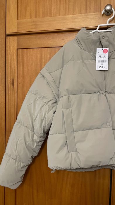 Casaco acolchoado desmontável