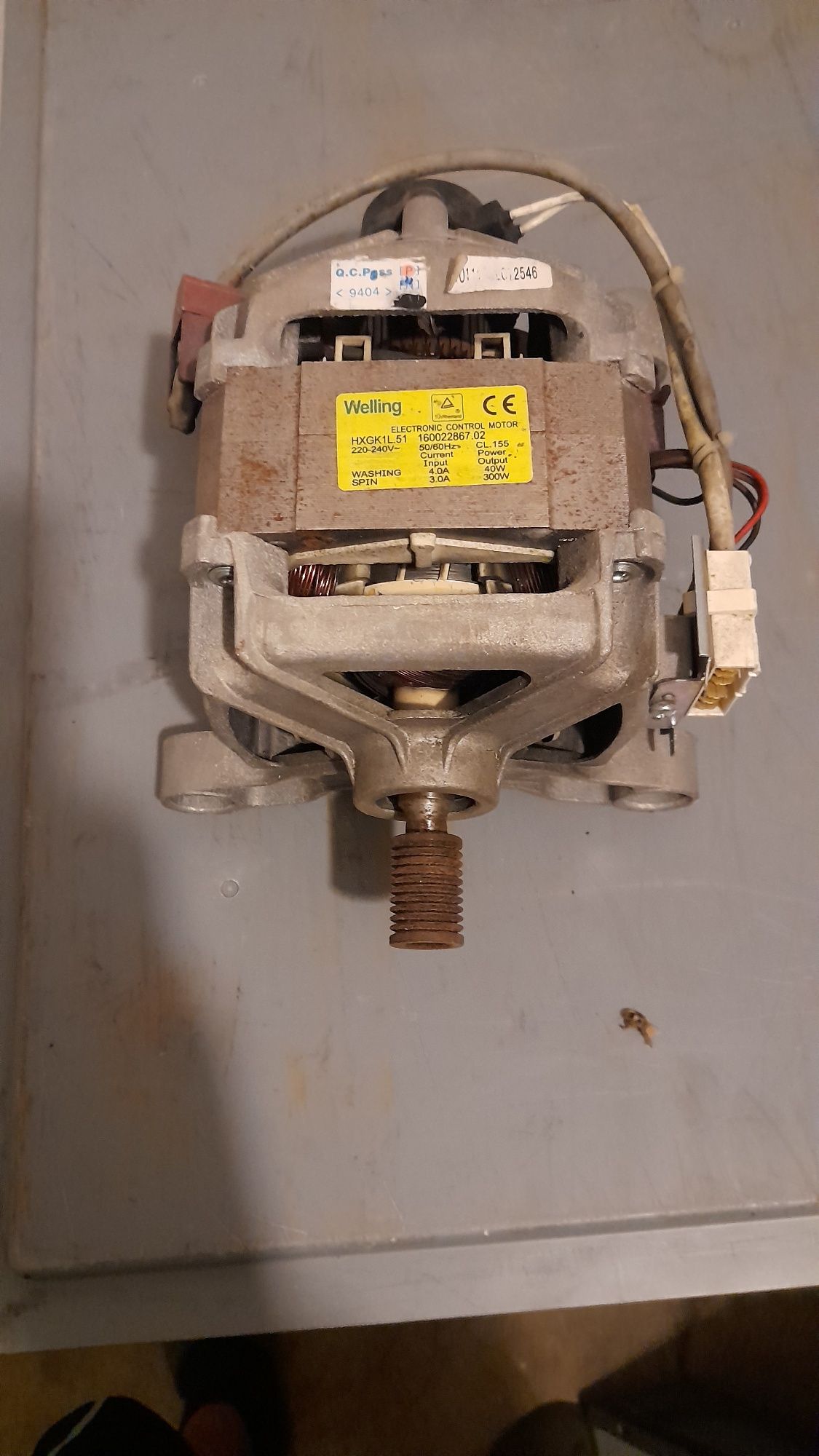 Motor eléctrico de maquina de lavar roupa