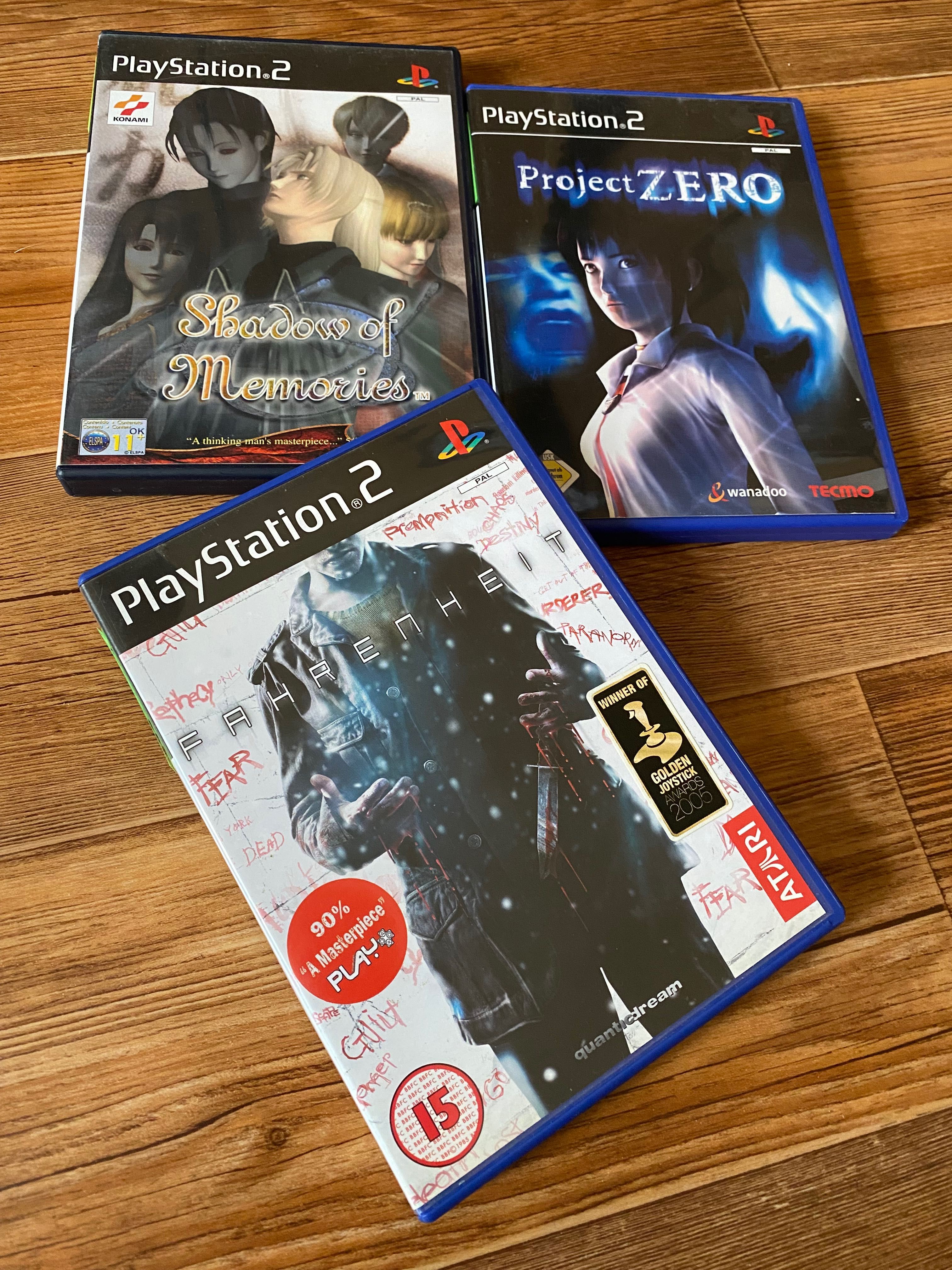 Sony PS2: Mortal Kombat, Godzilla, Punisher, X-Men, Evil Dead, Manhunt